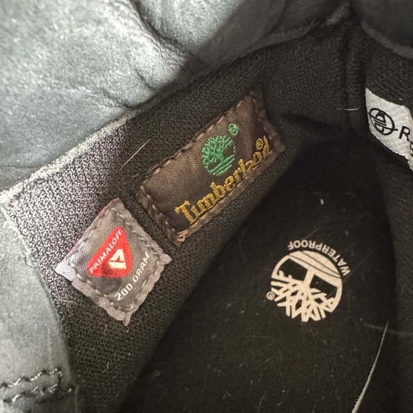 Timberland Black Waterproof 6” Boots US 5.5 - Picture 6 of 7